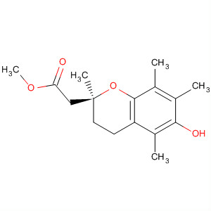 58846-71-2  2H-1-Benzopyran-2-acetic acid,3,4-dihydro-6-hydroxy-2,5,7,8-tetramethyl-, methyl ester, (S)-
