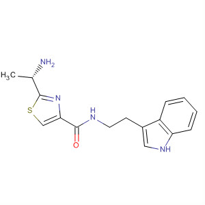 58887-22-2  4-Thiazolecarboxamide,2-[(1S)-1-aminoethyl]-N-[2-(1H-indol-3-yl)ethyl]-