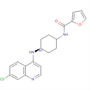 589490-15-3  2-Furancarboxamide, N-[cis-4-[(7-chloro-4-quinolinyl)amino]cyclohexyl]-