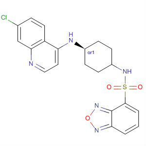 589491-49-6  2,1,3-Benzoxadiazole-4-sulfonamide,N-[cis-4-[(7-chloro-4-quinolinyl)amino]cyclohexyl]-