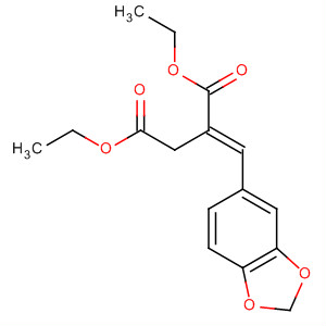 59000-91-8  Butanedioic acid, (1,3-benzodioxol-5-ylmethylene)-, diethyl ester, (E)-