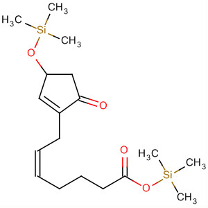 59013-08-0  5-Heptenoic acid, 7-[5-oxo-3-[(trimethylsilyl)oxy]-1-cyclopenten-1-yl]-,trimethylsilyl ester, (Z)-