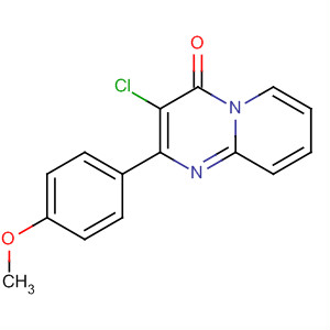 59046-01-4  4H-Pyrido[1,2-a]pyrimidin-4-one, 3-chloro-2-(4-methoxyphenyl)-