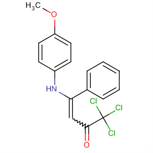 59046-05-8  3-Buten-2-one, 1,1,1-trichloro-4-[(4-methoxyphenyl)amino]-4-phenyl-