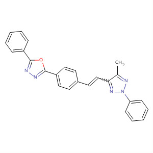 59098-58-7  1,3,4-Oxadiazole,2-[4-[2-(5-methyl-2-phenyl-2H-1,2,3-triazol-4-yl)ethenyl]phenyl]-5-phenyl-