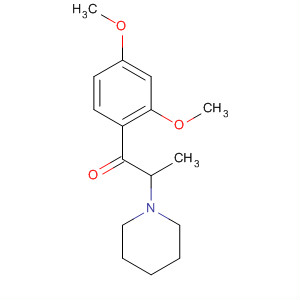 59106-48-8  1-Propanone, 1-(2,4-dimethoxyphenyl)-2-(1-piperidinyl)-