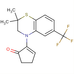 591221-40-8  2-Cyclopenten-1-one,2-[2,3-dihydro-2,2-dimethyl-6-(trifluoromethyl)-4H-1,4-benzothiazin-4-yl]-