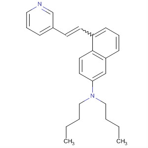 591253-57-5  2-Naphthalenamine, N,N-dibutyl-5-[2-(3-pyridinyl)ethenyl]-