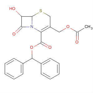 59128-54-0  5-Thia-1-azabicyclo[4.2.0]oct-2-ene-2-carboxylic acid,3-[(acetyloxy)methyl]-7-hydroxy-8-oxo-, diphenylmethyl ester, (6R,7R)-