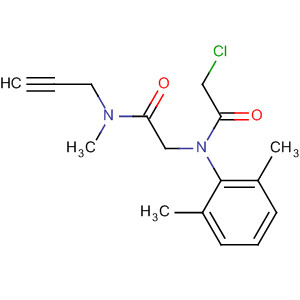 59130-52-8  Acetamide,2-[(chloroacetyl)(2,6-dimethylphenyl)amino]-N-methyl-N-2-propynyl-