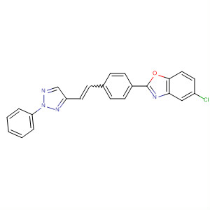 59136-16-2  Benzoxazole,5-chloro-2-[4-[2-(2-phenyl-2H-1,2,3-triazol-4-yl)ethenyl]phenyl]-