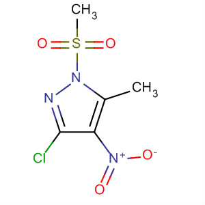 59152-68-0  1H-Pyrazole, 3-chloro-5-methyl-1-(methylsulfonyl)-4-nitro-