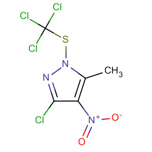 59152-70-4  1H-Pyrazole, 3-chloro-5-methyl-4-nitro-1-[(trichloromethyl)thio]-