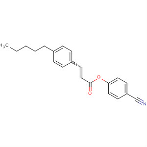56131-58-9  2-Propenoic acid, 3-(4-pentylphenyl)-, 4-cyanophenyl ester