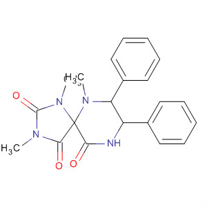 56156-04-8  1,3,6,9-Tetraazaspiro[4.5]decane-2,4,10-trione,1,3,6-trimethyl-7,8-diphenyl-