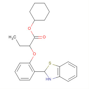 56190-60-4  Butanoic acid, 2-[2-(2,3-dihydro-2-benzothiazolyl)phenoxy]-, cyclohexylester