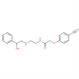 56203-24-8  Acetamide,2-(4-cyanophenoxy)-N-[2-[(2-hydroxy-2-phenylethyl)amino]ethyl]-