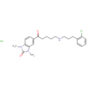 562040-41-9  2H-Benzimidazol-2-one,5-[5-[[2-(2-chlorophenyl)ethyl]methylamino]-1-oxopentyl]-1,3-dihydro-1,3-dimethyl-, monohydrochloride