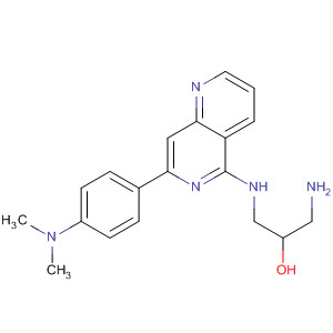 562050-60-6  2-Propanol,1-amino-3-[[7-[4-(dimethylamino)phenyl]-1,6-naphthyridin-5-yl]amino]-