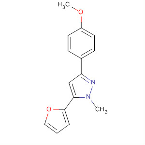 562079-94-1  1H-Pyrazole, 5-(2-furanyl)-3-(4-methoxyphenyl)-1-methyl-