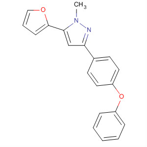 562079-97-4  1H-Pyrazole, 5-(2-furanyl)-1-methyl-3-(4-phenoxyphenyl)-