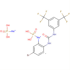 562080-74-4  Phosphonic acid,[2-[[[[3,5-bis(trifluoromethyl)phenyl]amino]carbonyl]amino]-5-bromophenyl]-, disodium salt
