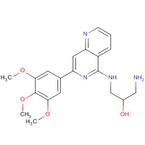 562106-34-7  2-Propanol,1-amino-3-[[7-(3,4,5-trimethoxyphenyl)-1,6-naphthyridin-5-yl]amino]-