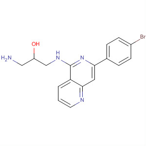 562106-35-8  2-Propanol,1-amino-3-[[7-(4-bromophenyl)-1,6-naphthyridin-5-yl]amino]-