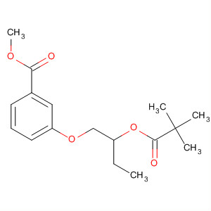 56220-08-7  Benzoic acid, 3-[2-(2,2-dimethyl-1-oxopropoxy)butoxy]-, methyl ester