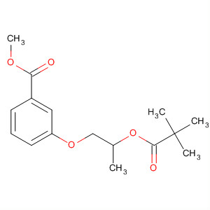 56220-11-2  Benzoic acid, 3-[2-(2,2-dimethyl-1-oxopropoxy)propoxy]-, methyl ester