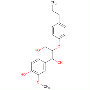 56222-45-8  1,3-Propanediol, 1-(4-hydroxy-3-methoxyphenyl)-2-(4-propylphenoxy)-