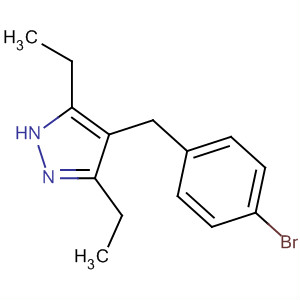 562817-14-5  1H-Pyrazole, 4-[(4-bromophenyl)methyl]-3,5-diethyl-