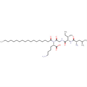 562834-22-4  L-Lysine, N-(1-oxooctadecyl)-L-leucyl-L-isoleucylglycyl-
