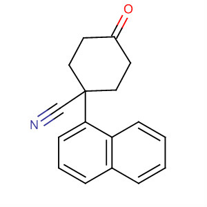 56326-99-9  Cyclohexanecarbonitrile, 1-(1-naphthalenyl)-4-oxo-