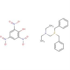 56327-79-8  Ethanamine, N-[[bis(phenylmethyl)phosphinyl]methyl]-N-ethyl-, compd.with 2,4,6-trinitrophenol (1:1)