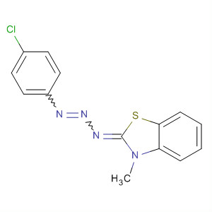 56350-83-5  Benzothiazole,2-[3-(4-chlorophenyl)-2-triazenylidene]-2,3-dihydro-3-methyl-