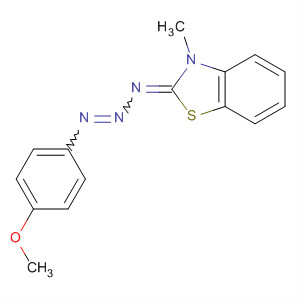 56350-85-7  Benzothiazole,2,3-dihydro-2-[3-(4-methoxyphenyl)-2-triazenylidene]-3-methyl-