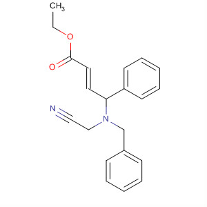 563539-37-7  2-Butenoic acid, 4-[(cyanomethyl)(phenylmethyl)amino]-4-phenyl-, ethylester, (2E,4R)-