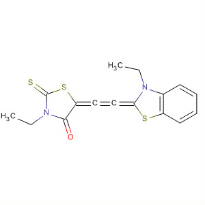 56387-28-1  4-Thiazolidinone,3-ethyl-5-[(3-ethyl-2(3H)-benzothiazolylidene)ethenylidene]-2-thioxo-