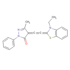 56387-44-1  3H-Pyrazol-3-one,4-[(3-ethyl-2(3H)-benzothiazolylidene)ethenylidene]-2,4-dihydro-5-methyl-2-phenyl-