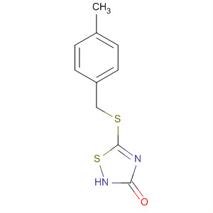 56409-61-1  1,2,4-Thiadiazol-3(2H)-one, 5-[[(4-methylphenyl)methyl]thio]-