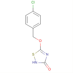 56409-63-3  1,2,4-Thiadiazol-3(2H)-one, 5-[(4-chlorophenyl)methoxy]-