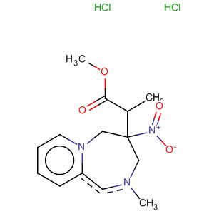 56434-46-9  Pyrido[1,2-a][1,4]diazepine-4-propanoic acid,decahydro-2-methyl-4-nitro-, methyl ester, dihydrochloride
