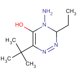 56476-04-1  1,2,4-Triazin-5-ol, 4-amino-6-(1,1-dimethylethyl)-3-ethyl-3,4-dihydro-