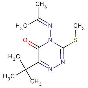 56507-38-1  1,2,4-Triazin-5(4H)-one,6-(1,1-dimethylethyl)-4-[(1-methylethylidene)amino]-3-(methylthio)-