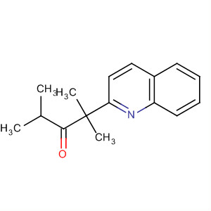 56564-67-1  3-Pentanone, 2,4-dimethyl-2-(2-quinolinyl)-