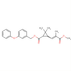 56587-06-5  Cyclopropanecarboxylic acid,3-(3-methoxy-2-methyl-3-oxo-1-propenyl)-2,2-dimethyl-,(3-phenoxyphenyl)methyl ester