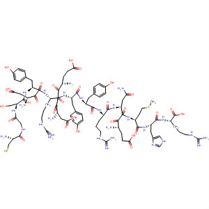 566872-24-0  L-Arginine,L-cysteinylglycyl-L-seryl-L-a-aspartyl-L-tyrosyl-L-a-glutamyl-L-a-aspartyl-L-arginyl-L-tyrosyl-L-tyrosyl-L-arginyl-L-a-glutamyl-L-asparaginyl-L-methionyl-L-histidyl-