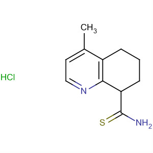 56717-19-2  8-Quinolinecarbothioamide, 5,6,7,8-tetrahydro-4-methyl-,monohydrochloride