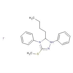 56734-93-1  1H-1,2,4-Triazolium, 5-butyl-3-(methylthio)-1,4-diphenyl-, iodide